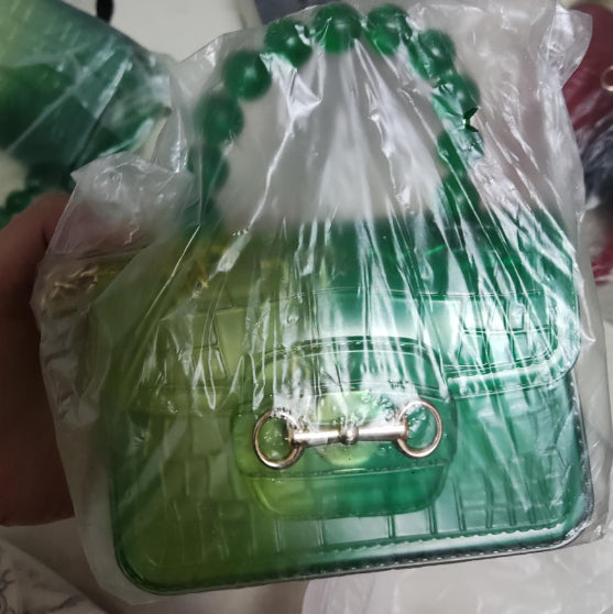Pearl Jelly Bag · Bolso Transparente de Mano