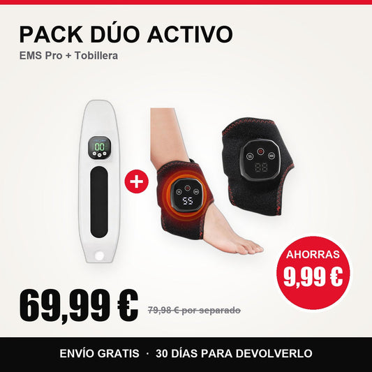 Pack Dúo Activo: EMS Pro + Tobillera, 69,99 €, ahorras 9,99 €
