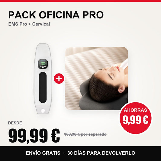 Pack Oficina Pro: EMS Pro + Cervical, desde 99,99 €, ahorras 9,99 €